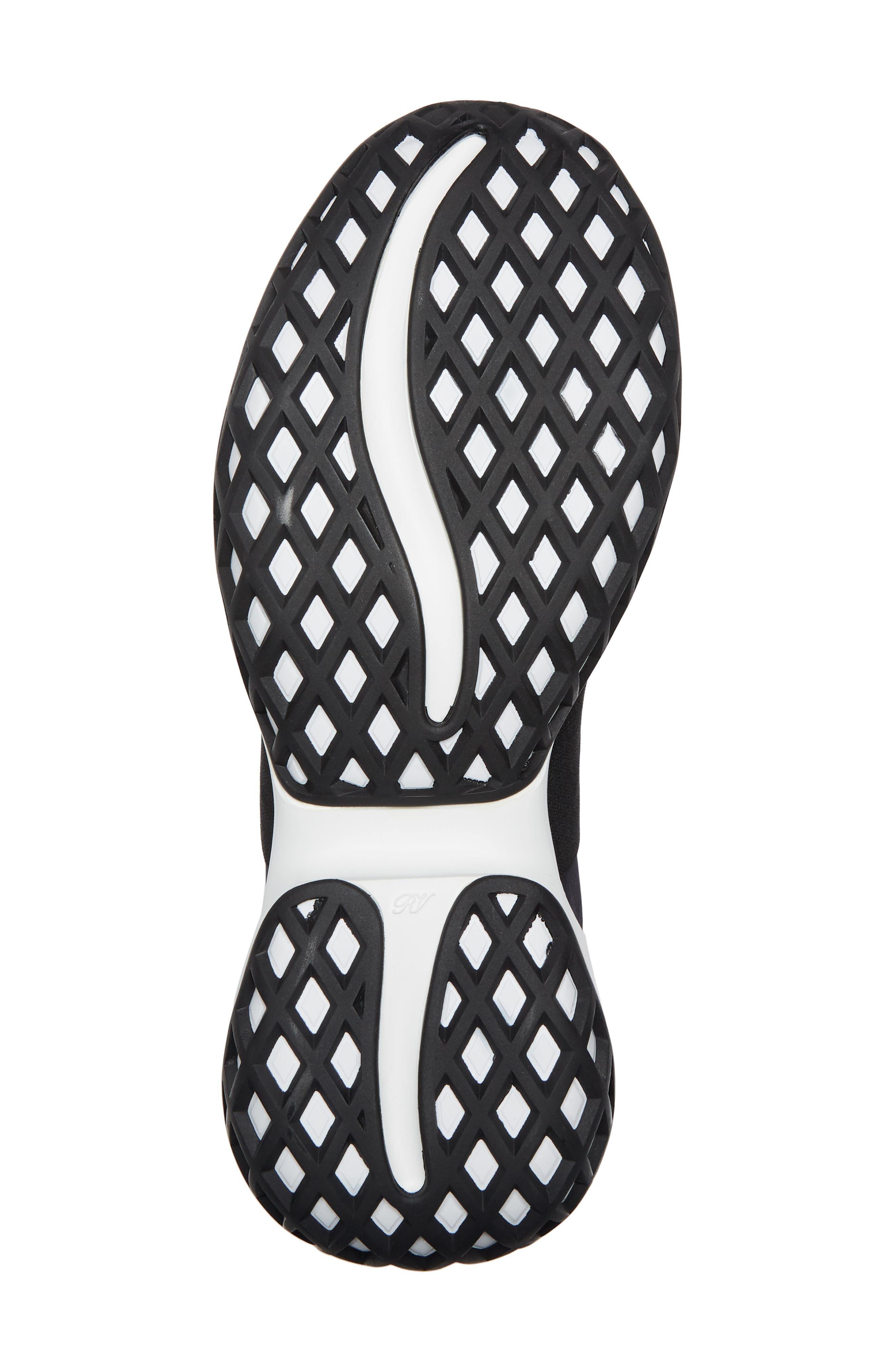 Roger Vivier Viv Run Slip-On Sneaker, Alternate, color, Black