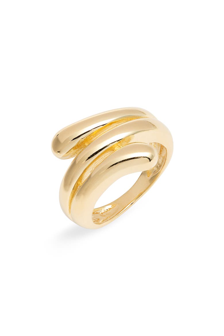 Argento Vivo Wrap Ring, Main, color, GOLD