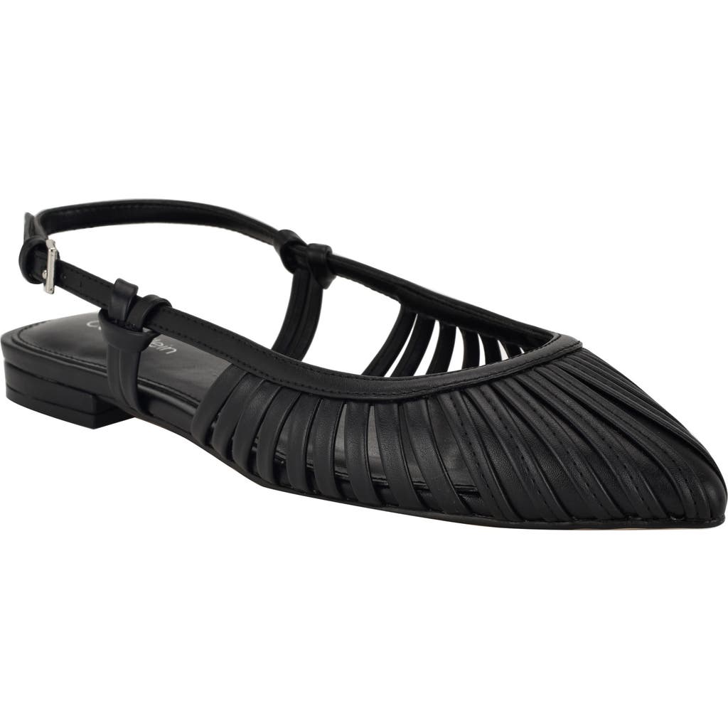 Calvin Klein Jillie Pointed Toe Flat