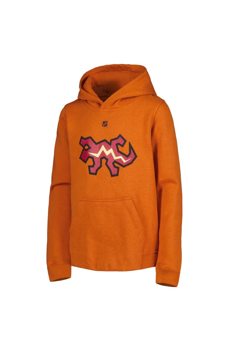 Outerstuff Youth Orange Arizona Coyotes Special Edition 2.0 Secondary Logo Fleece Pullover Hoodie, Alternate, color, 