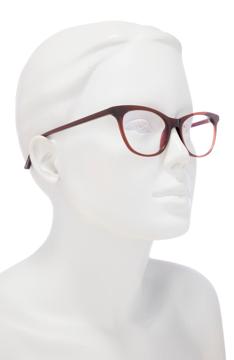 DIFF Jade 51mm Cat Eye Blue Light Blocking Glasses, Alternate, color,