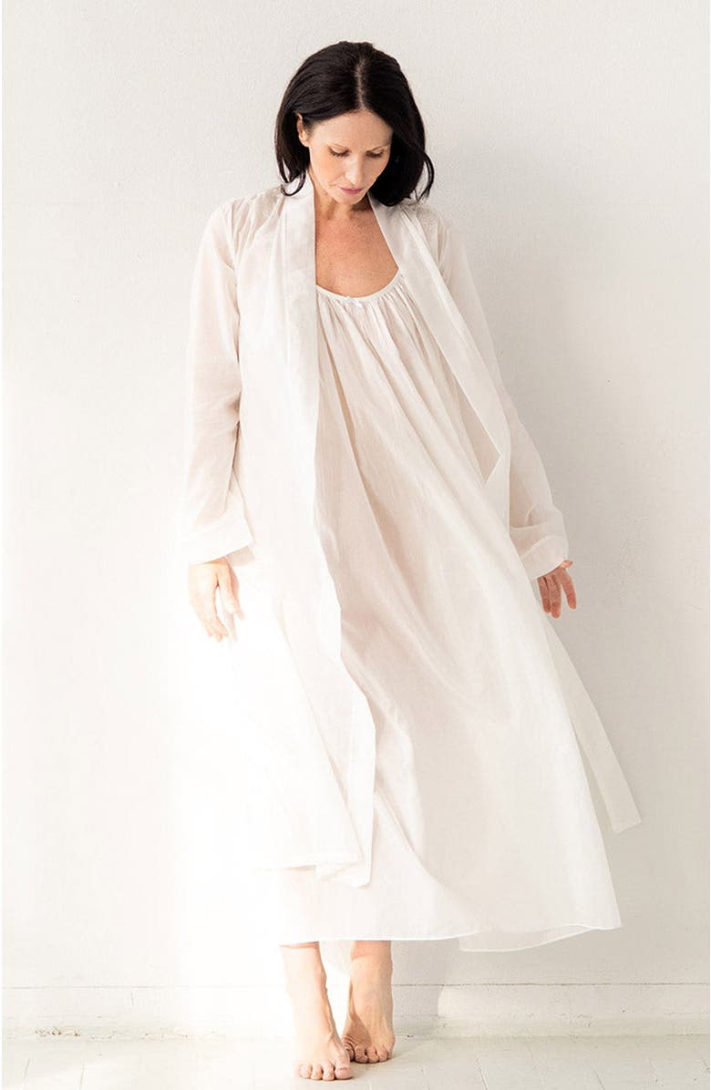 SALUA Betty Long Gown, Alternate, color, Pearl