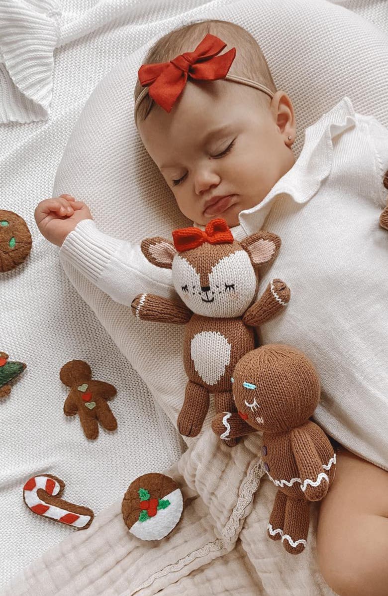 reD & oLive Baby Clarice Cotton Stuffed Animal, Alternate, color, Almond