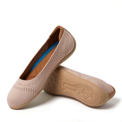 Dearfoams Misty Ballet Flat In Pink