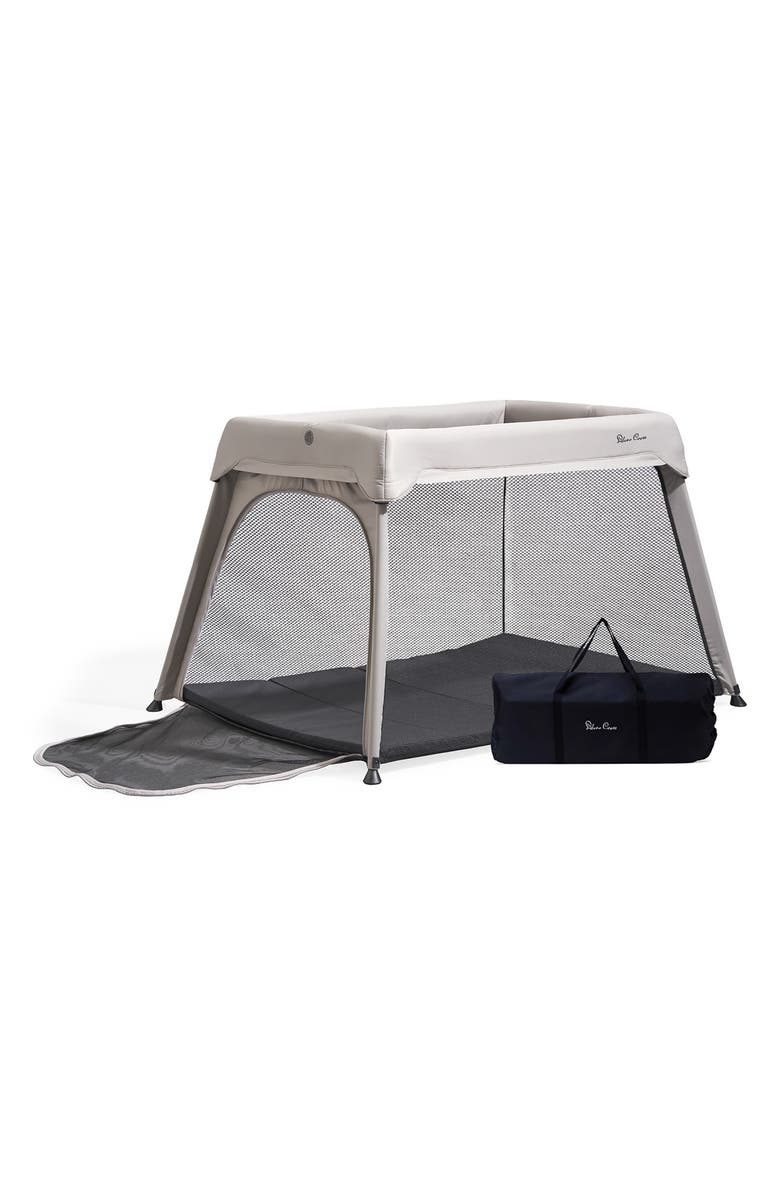 Silver Cross Sleep & Go Travel Crib, Bassinet and Playard, Alternate, color, Stone