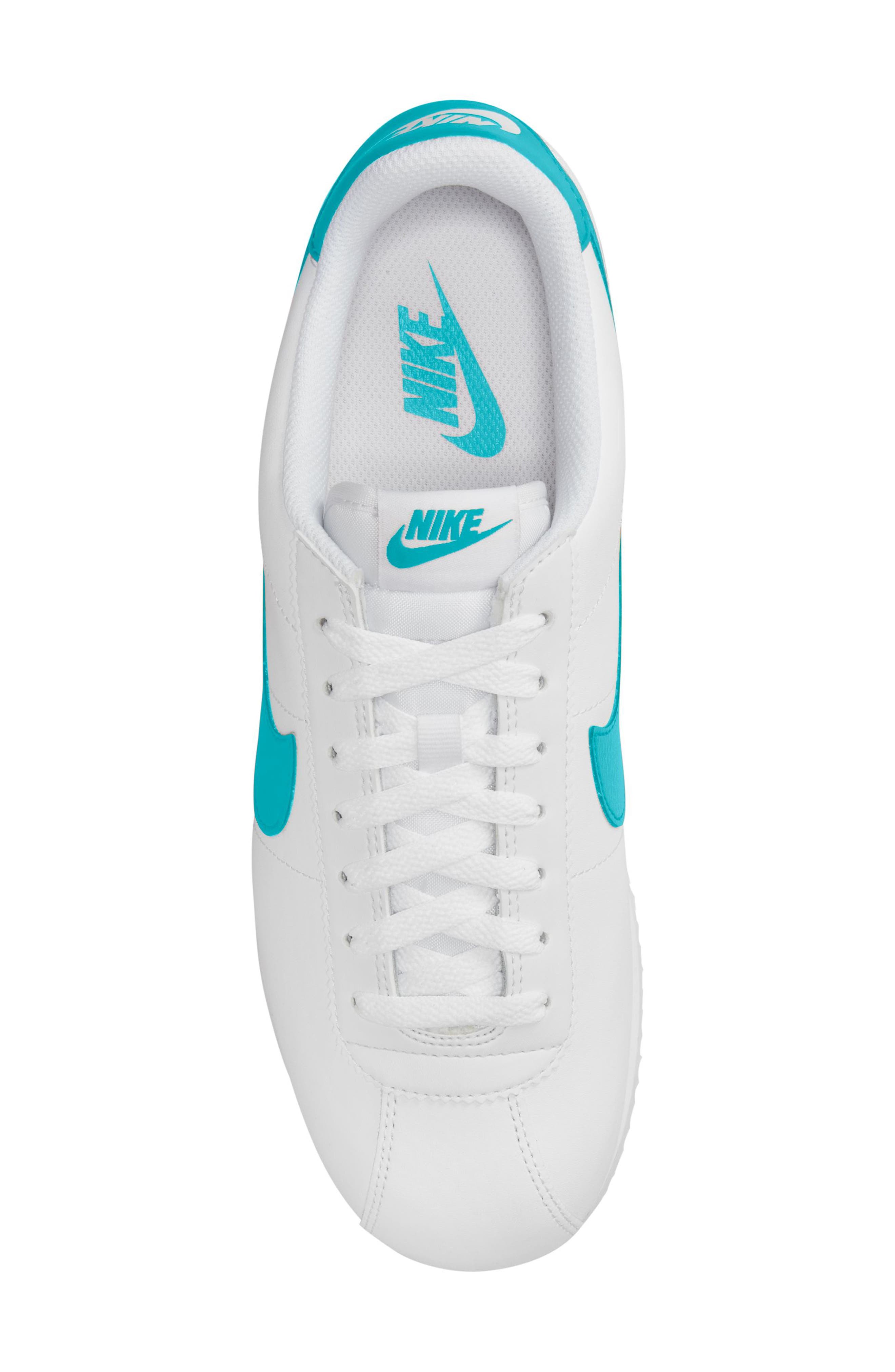 Cortez Sneaker, Alternate, color, WHITE/ DUSTY CACTUS/ CLAY