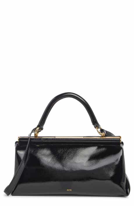 Danna Faux Leather Top Handle Bag