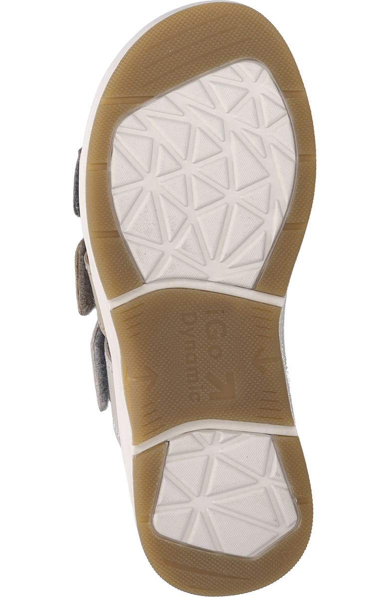 Josef Seibel Estelle 11 Platform Wedge Slide Sandal, Alternate, color, Granite