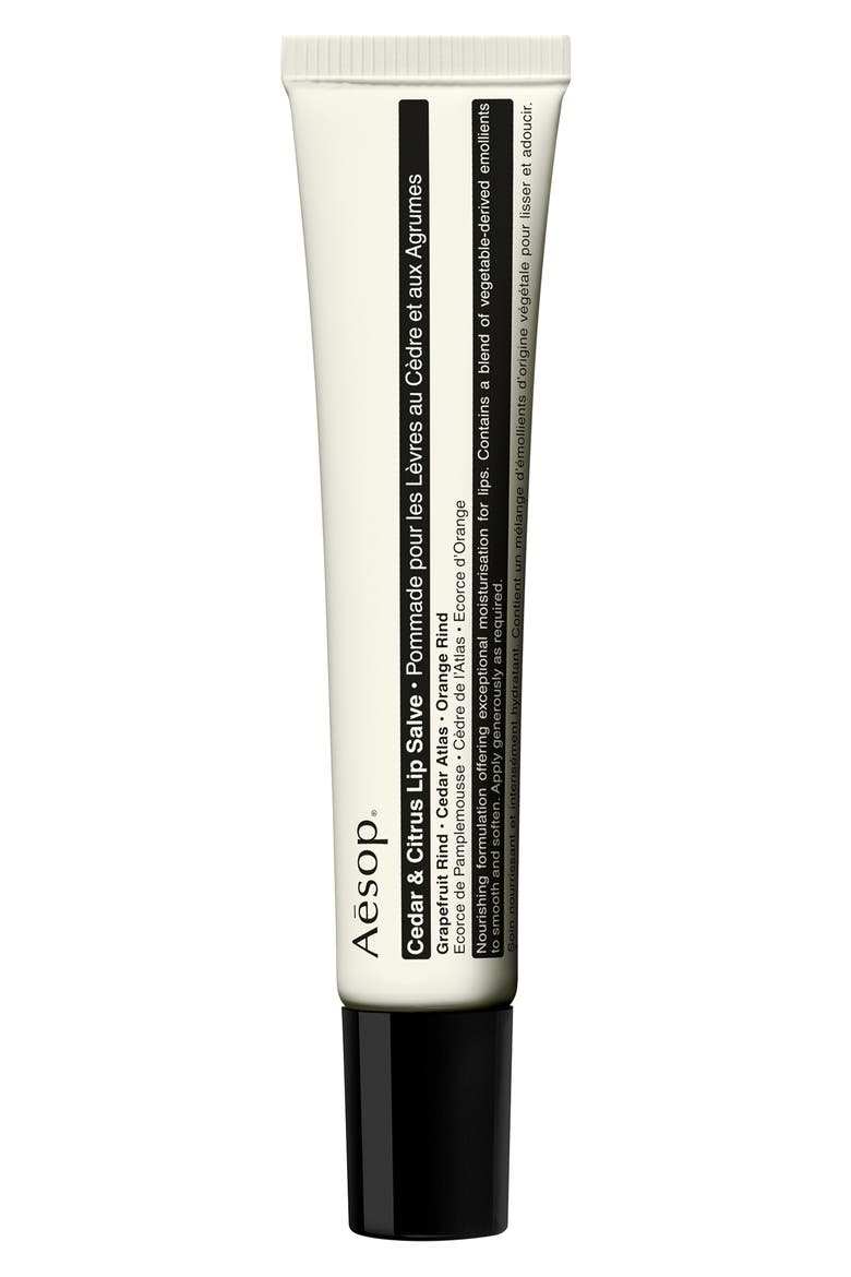 Cedar & Citrus Lip Salve, Main, color, NO COLOR