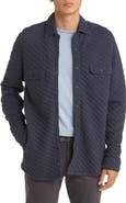 Faherty Epic Cotton Blend Quilted Shirt Jacket