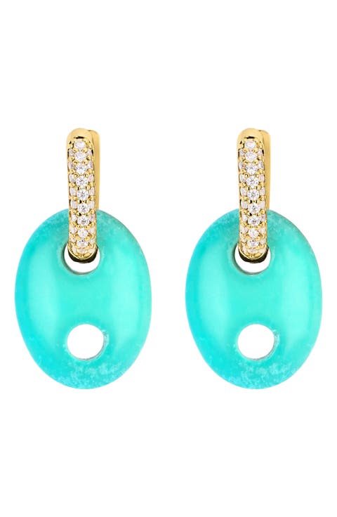 Athra Mariner Lapis Drop Earrings