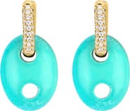 ATHRA LUXE Athra Mariner Lapis Drop Earrings