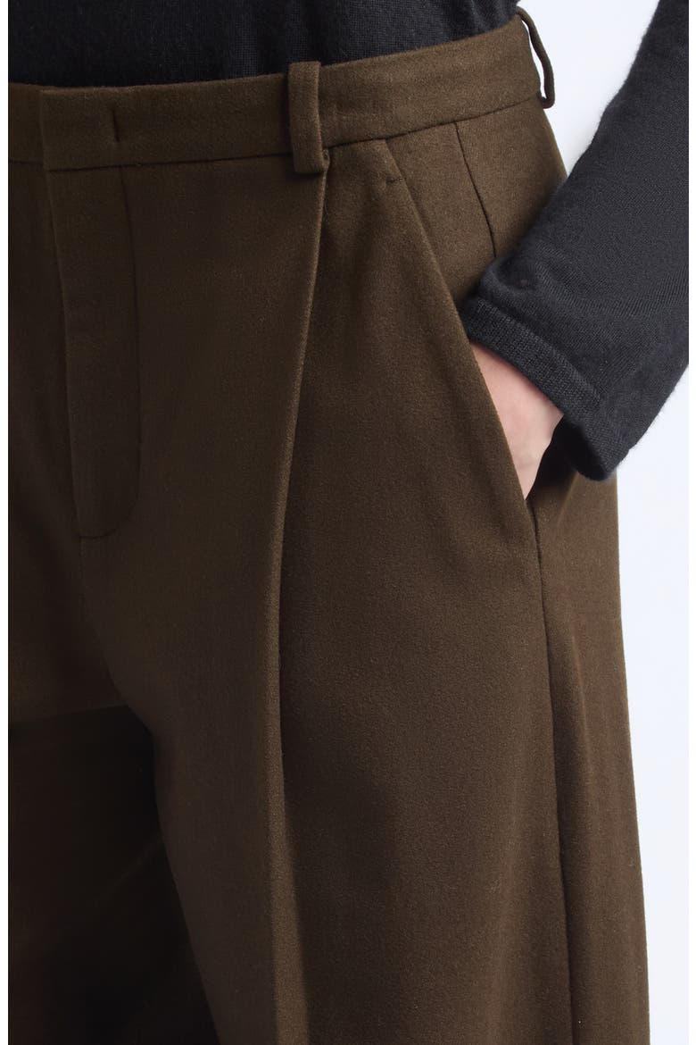 Camille Mid Rise Wide Leg Trousers, Alternate, color, PINEWOOD