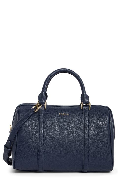 Mia Lissa Small Leather Boston Bag
