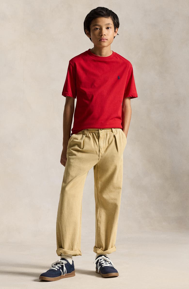 Polo Ralph Lauren Kids' Cotton Jersey T-Shirt, Alternate, color, Rl Red