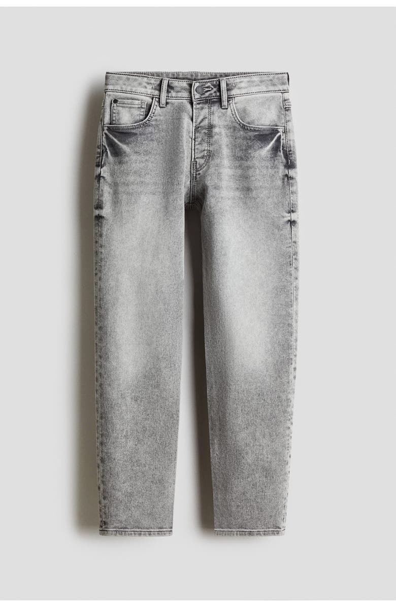 H&M Relaxed Tapered Fit Jeans, Alternate, color, Washed Denim Gray