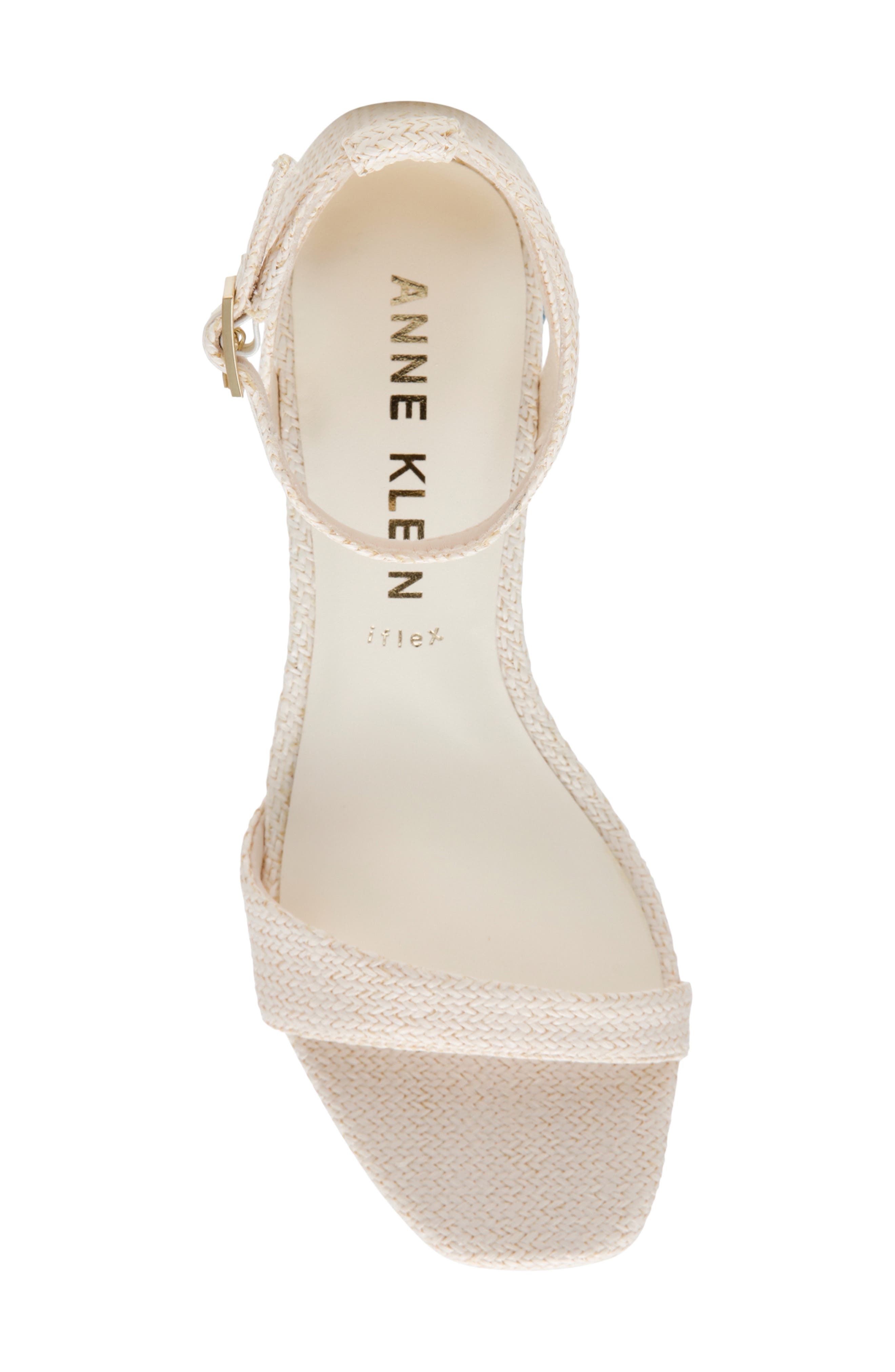 Mia Ankle Strap Sandal, Alternate, color, NATURAL/ BLUE