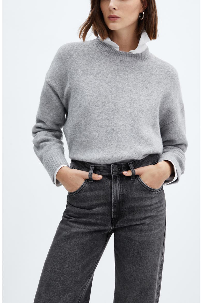 Mid Rise Straight Leg Jeans, Alternate, color, BLACK DENIM