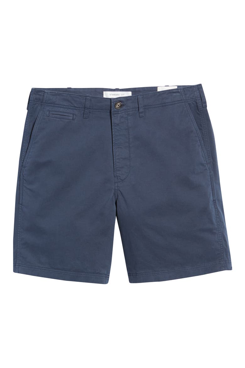 Men's Cotton Blend Chino Shorts, Alternate, color, DRESS BLUES