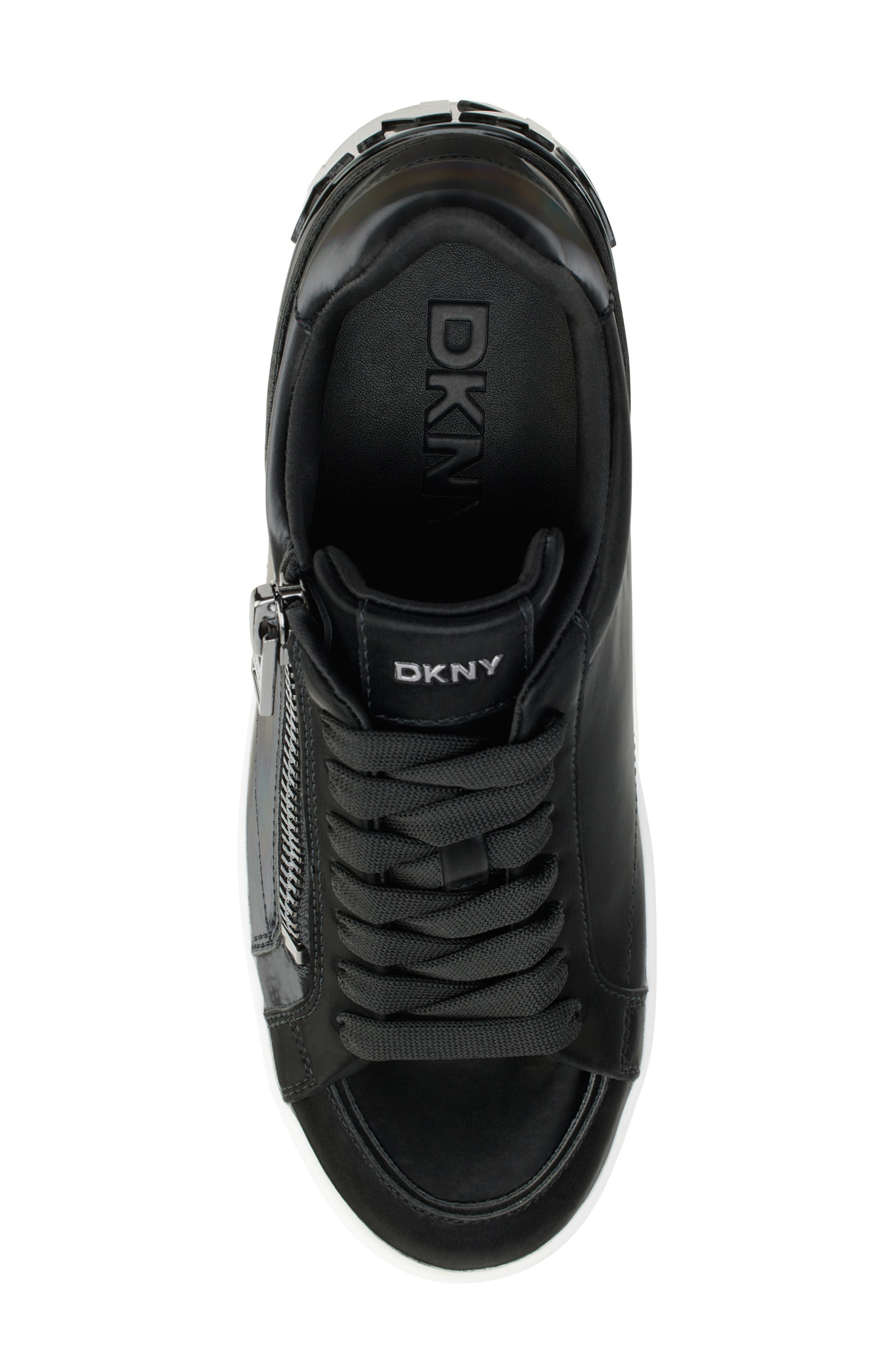 DKNY Mei Sneaker, Alternate, color, Black