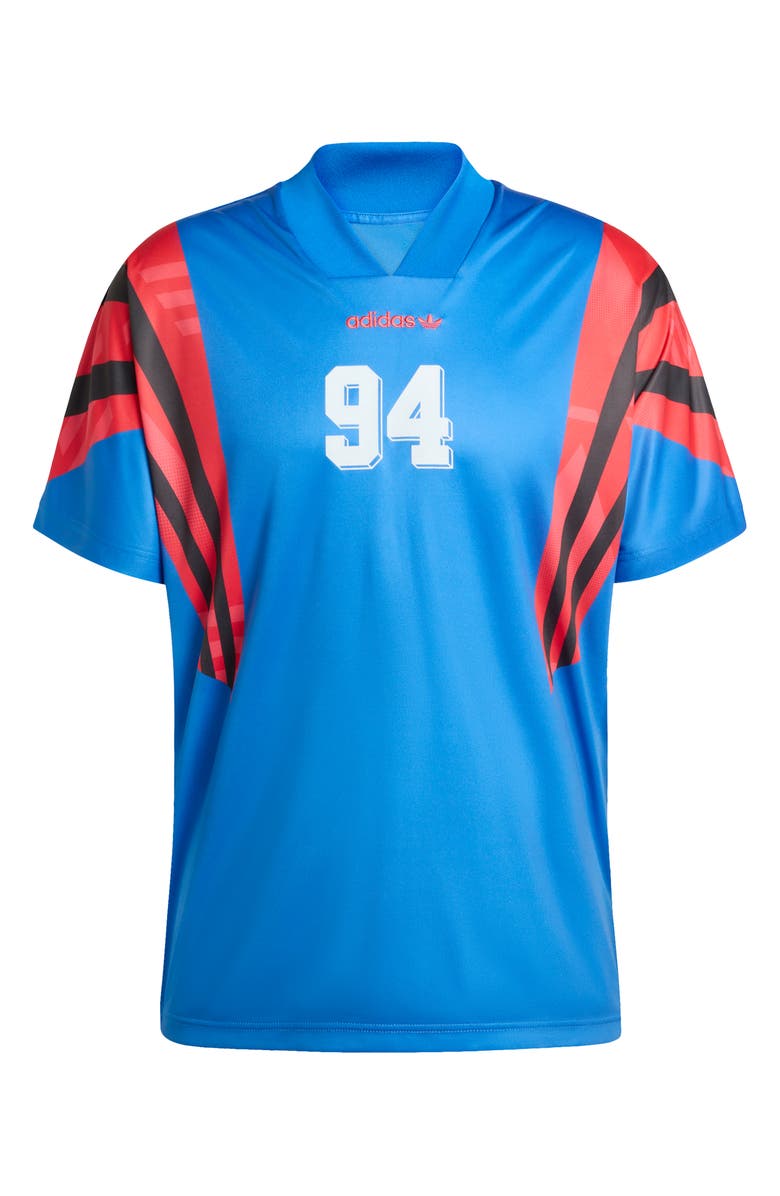 adidas Santiago AOP Infill Soccer Jersey, Alternate, color, Blue/ /