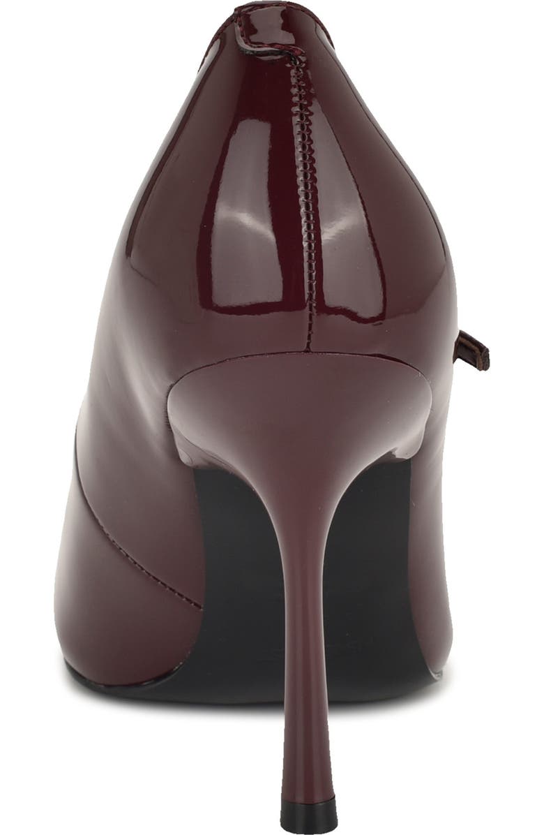 Nine West Jinnie Pointed Toe Pump, Alternate, color, Dark Red