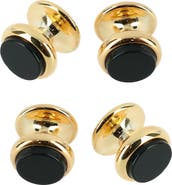 Trafalgar Sutton Tuxedo Stud Set Genuine Onyx