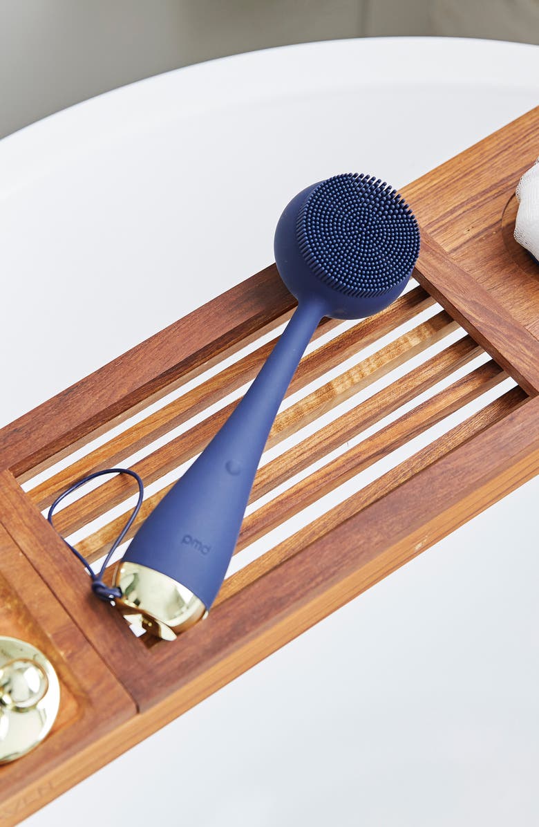 PMD Clean Body Cleansing, Exfoliating, and Massaging Device - Refurbished, Alternate, color, Navy