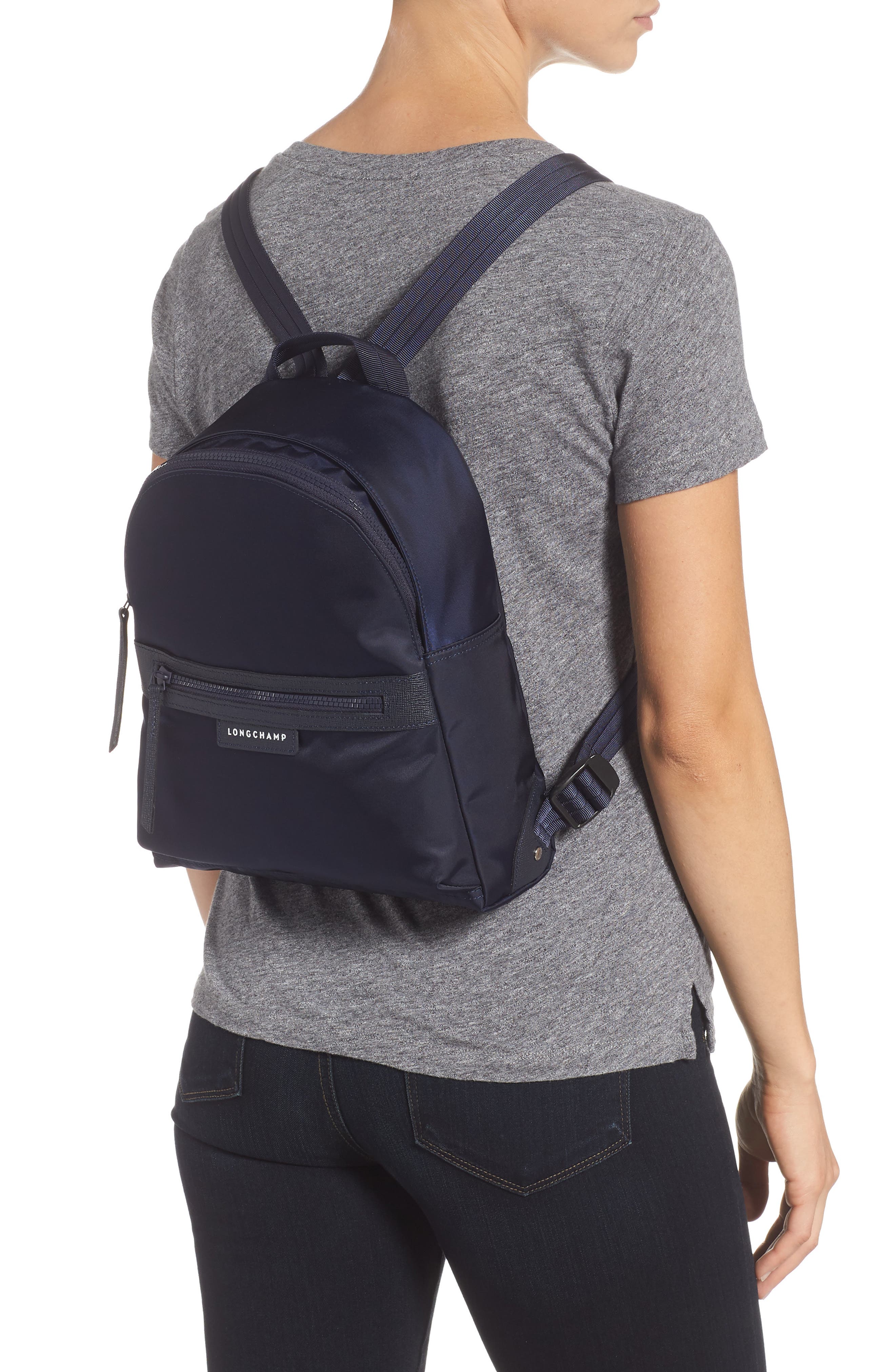 Longchamp 'Small Le Pliage Neo' Nylon Backpack, Alternate, color, 