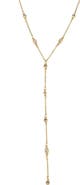 Ettika Dainty Cubic Zirconia Y-Necklace
