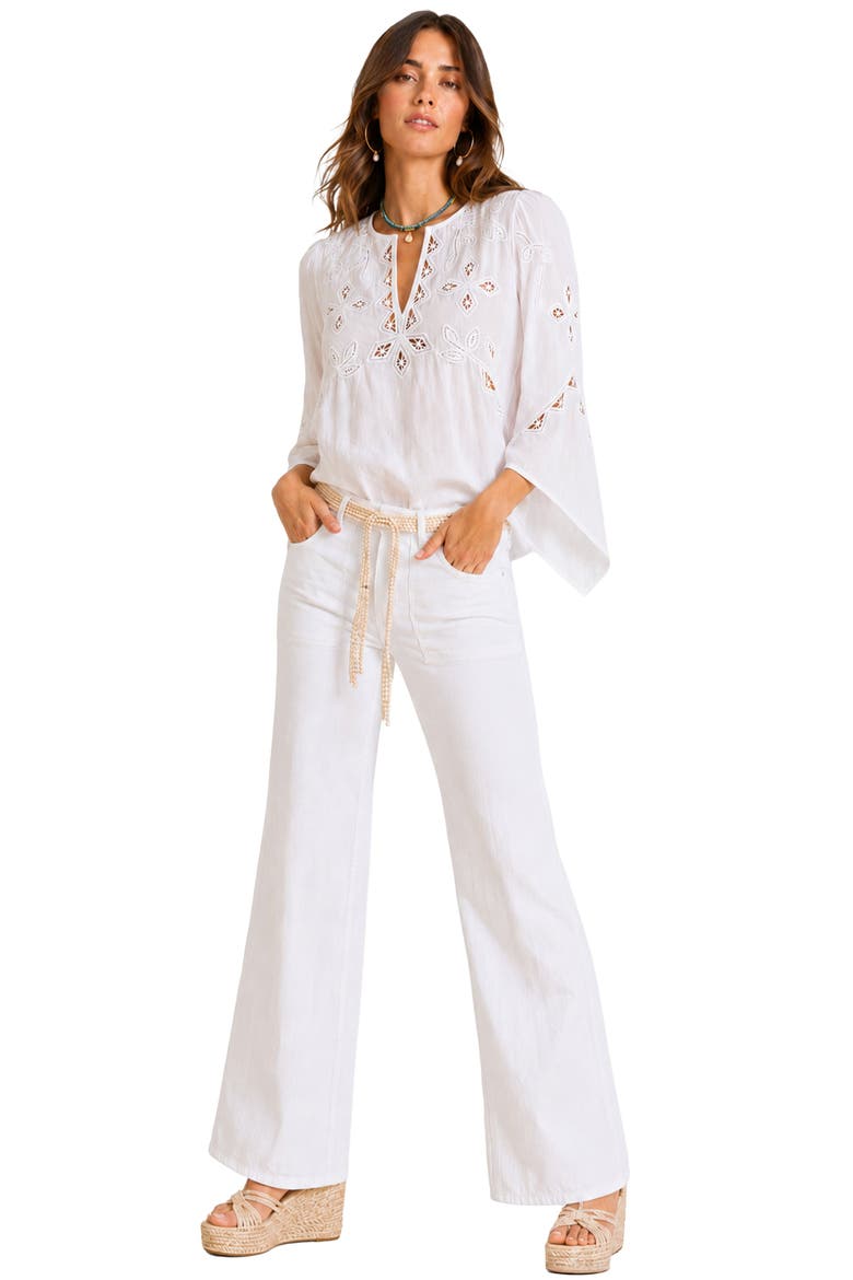 Bella Top, Alternate, color, White