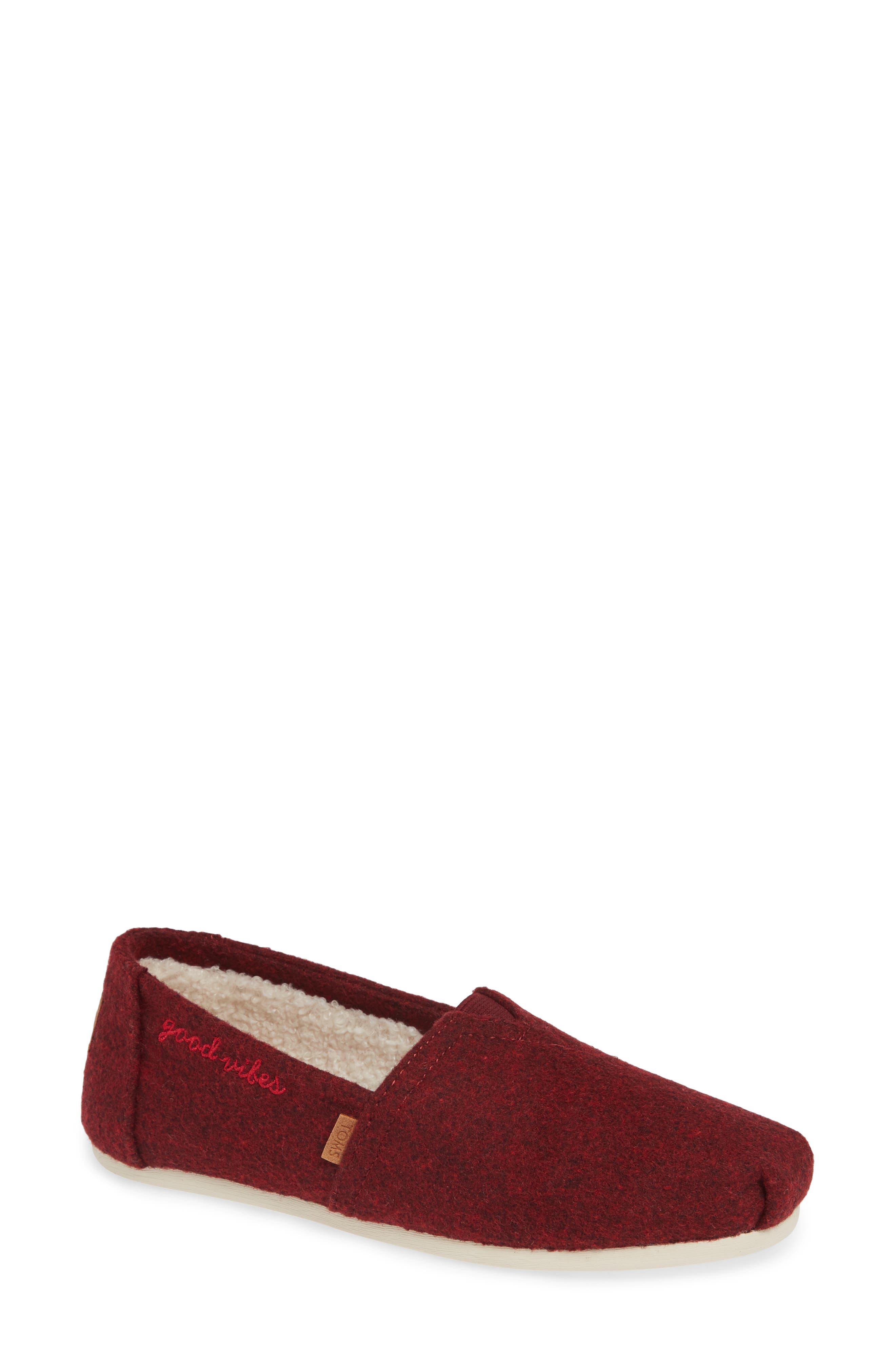 Classic - Alpargata Slip-On, Main, color, BURNT HENNA FABRIC