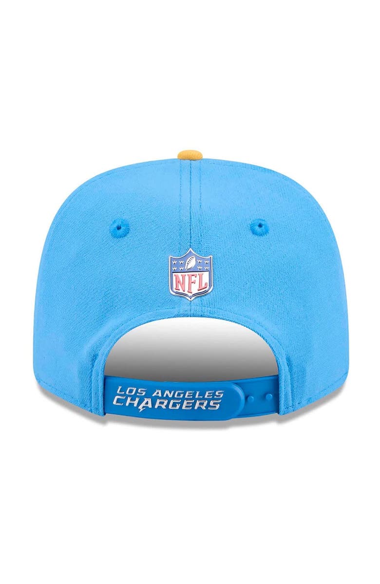 New Era Men's New Era  Powder Blue/Gold Los Angeles Chargers 2026 NFL Draft 9SEVENTY Adjustable Hat, Alternate, color, Powder Blue