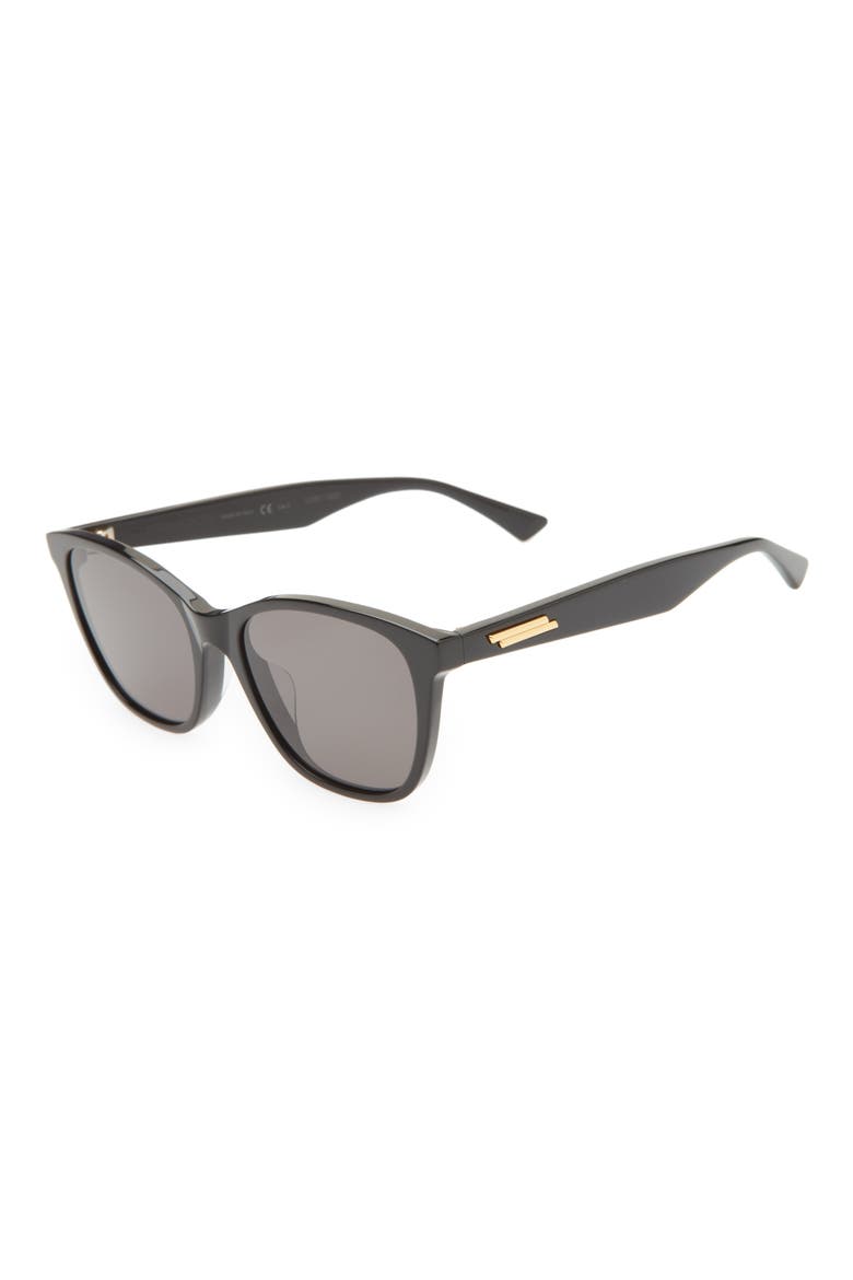 55mm Cat Eye Sunglasses, Alternate, color, BLACK