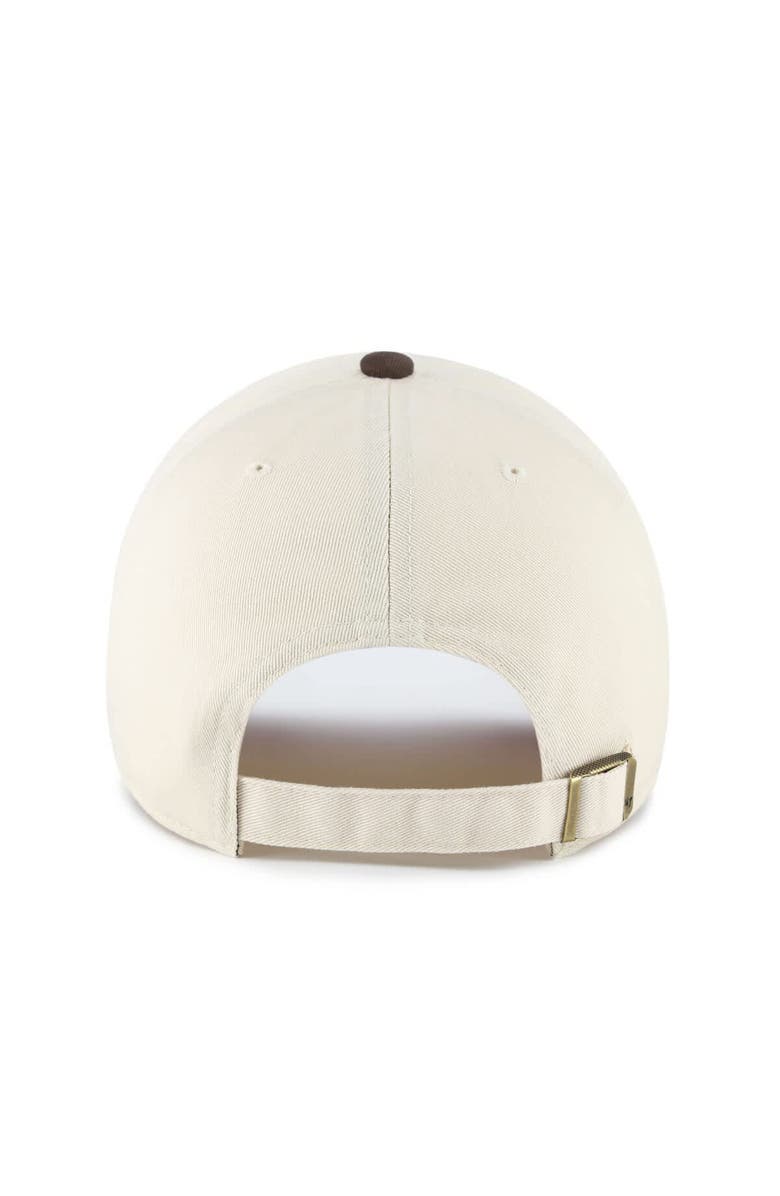 '47 Men's '47  Natural/Brown New York Yankees Two-Tone Fashion Clean Up Adjustable Hat, Alternate, color, Natural