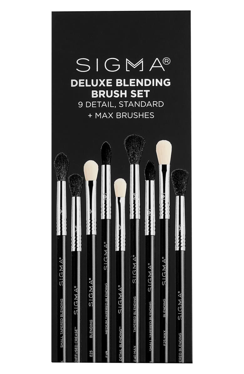 Sigma Beauty Deluxe Blending Brush Set $161 Value, Alternate, color, 