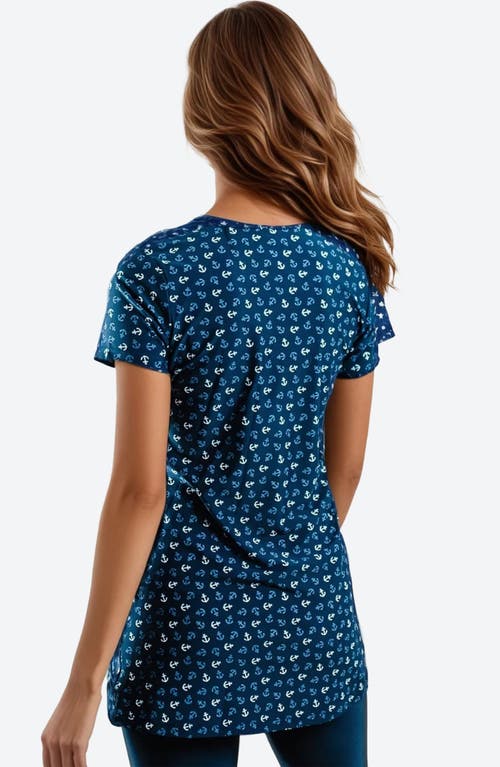 Calypsa Anna Swim Tunic In Blue