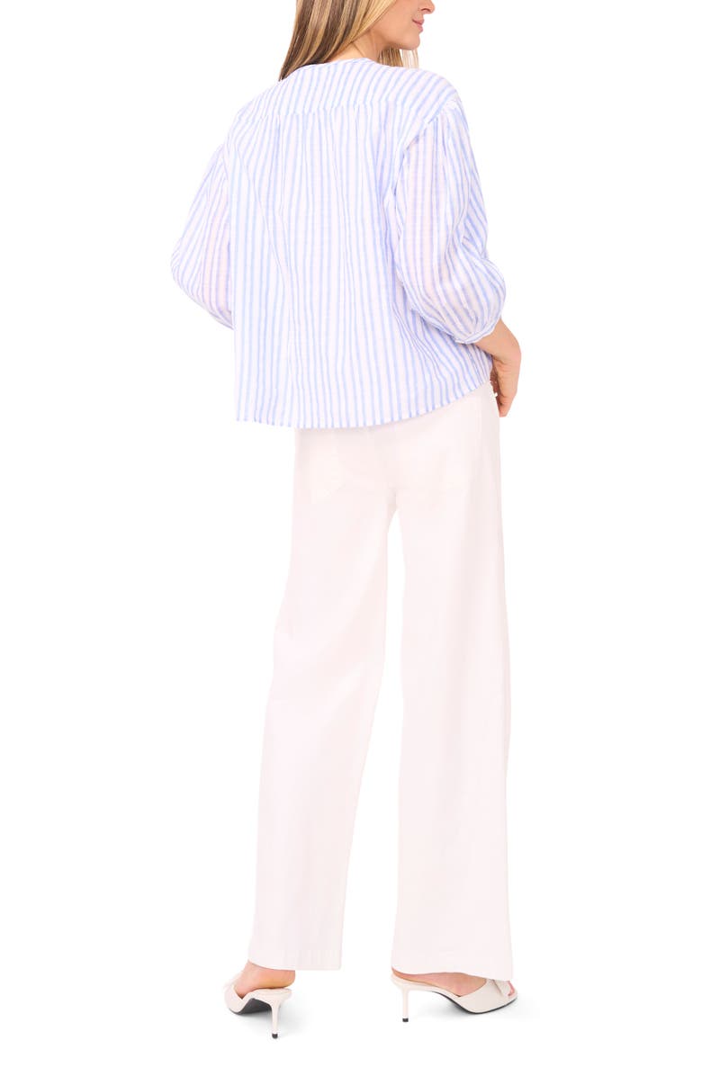 Ted Baker Rochelle Stripe Cotton Top, Alternate, color,