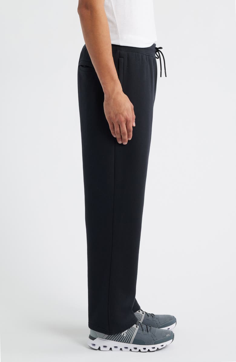 Zella Vital Fleece Pants, Alternate, color, Black Caviar