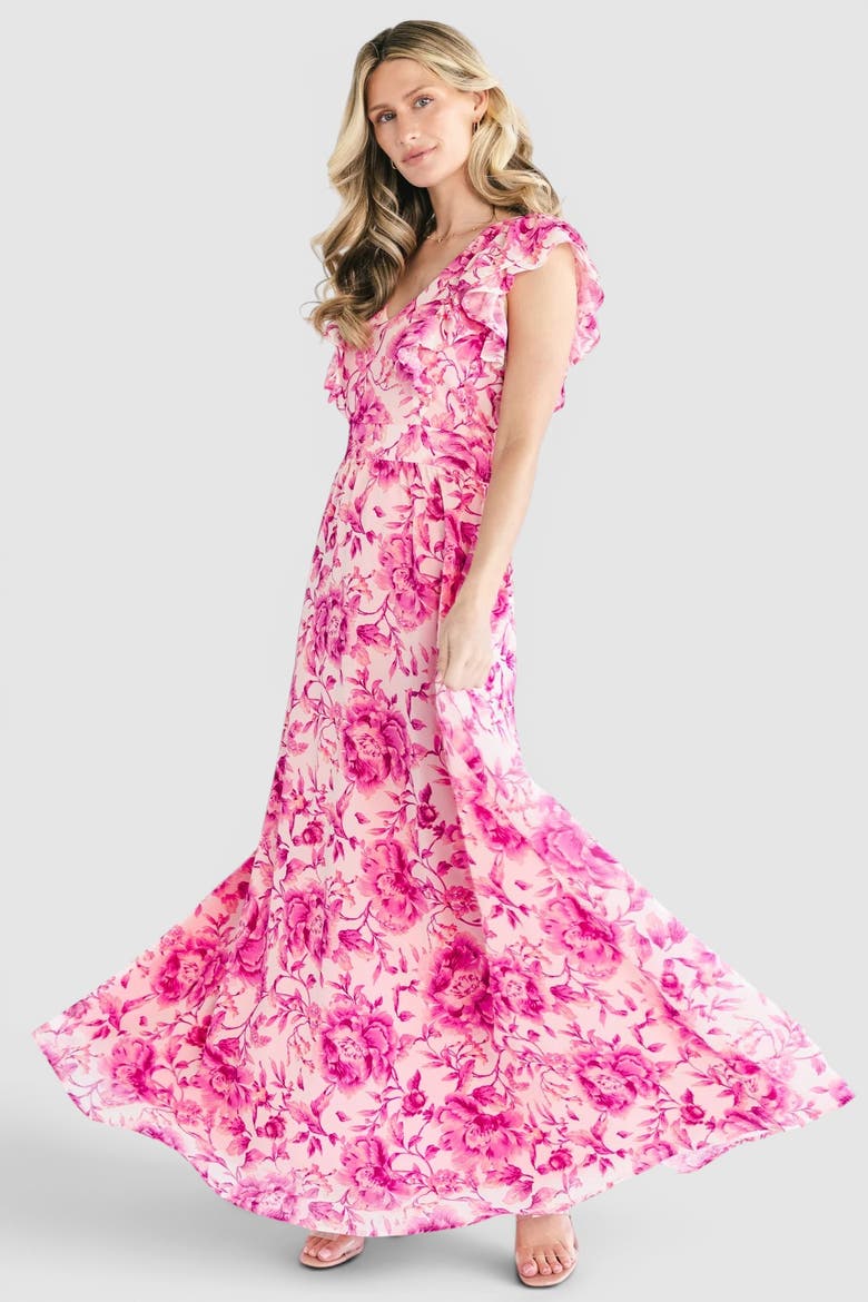 Margie Maxi Dress, Alternate, color, Pink