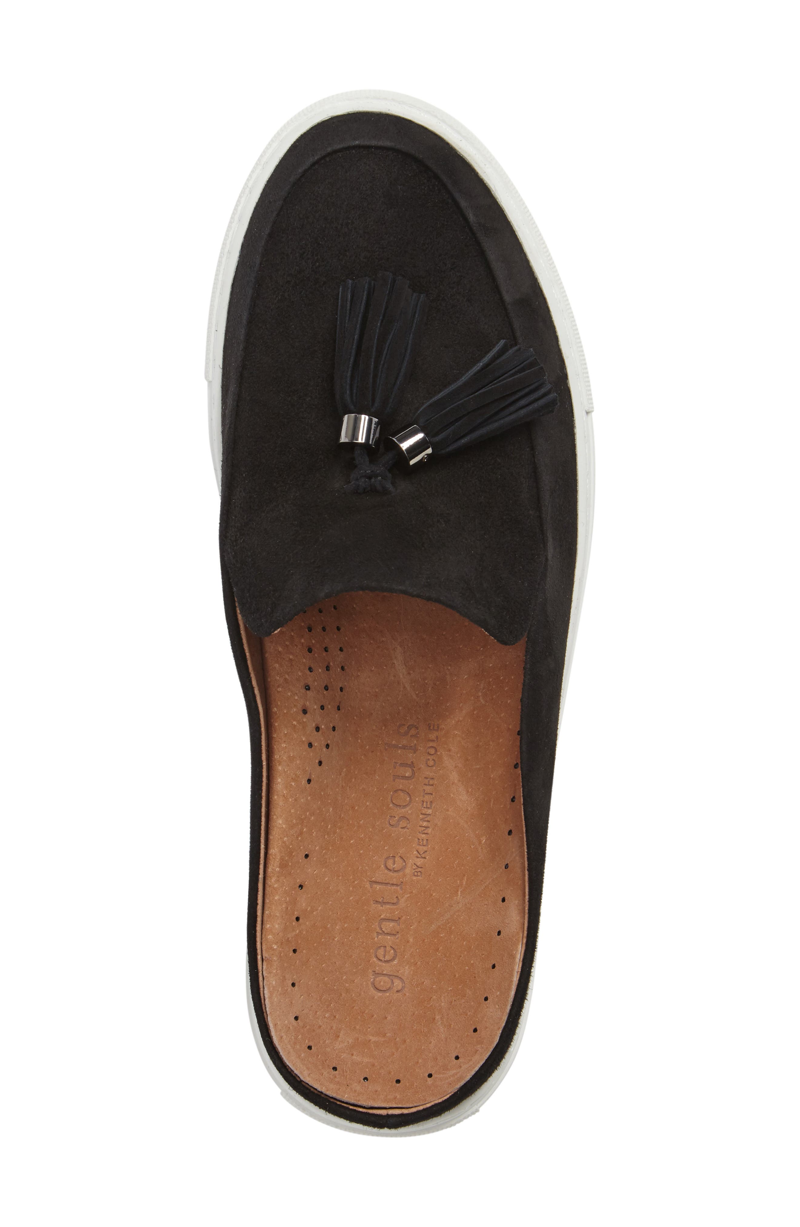 by Kenneth Cole Rory Loafer Mule Sneaker, Alternate, color, BLACK SUEDE