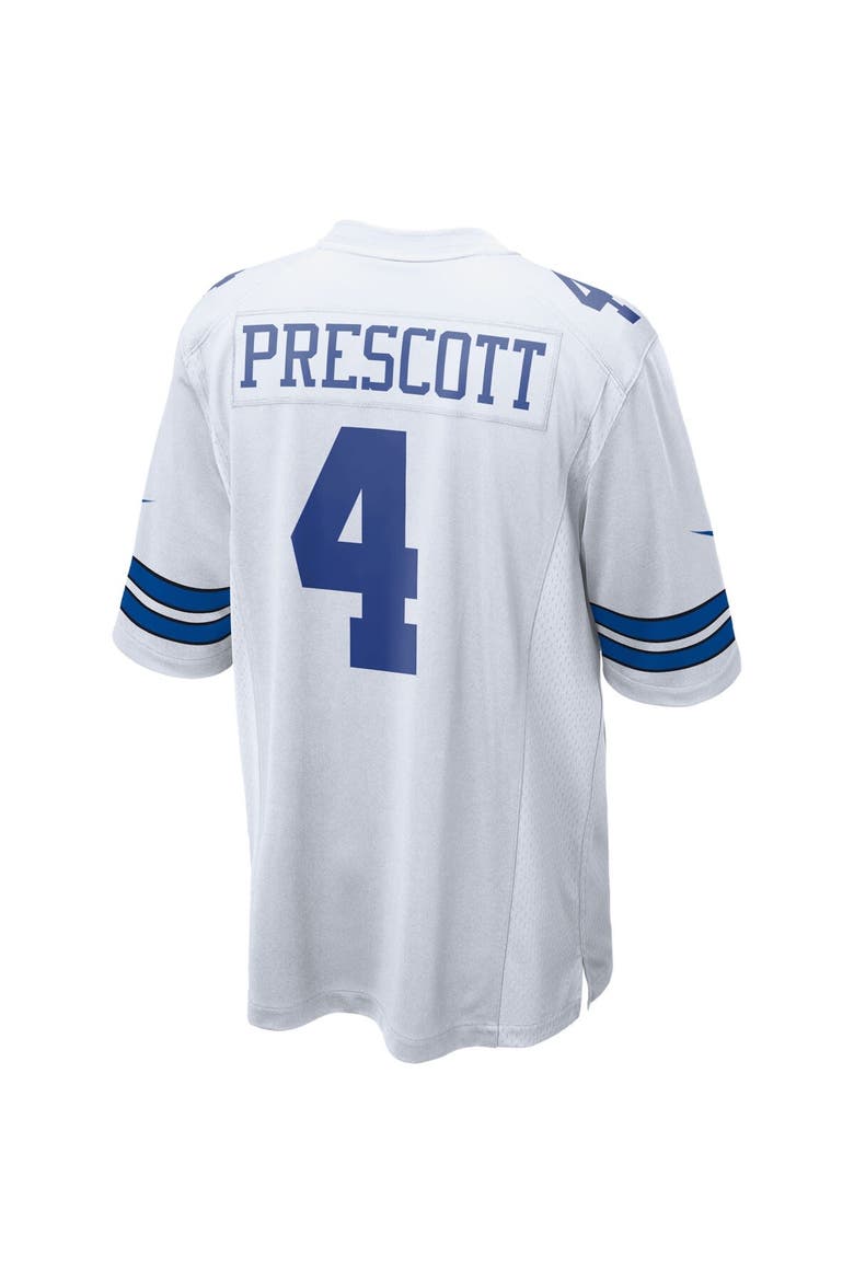 Men's Nike Dak Prescott White Dallas Cowboys Game Team Jersey, Alternate, color, WHITE
