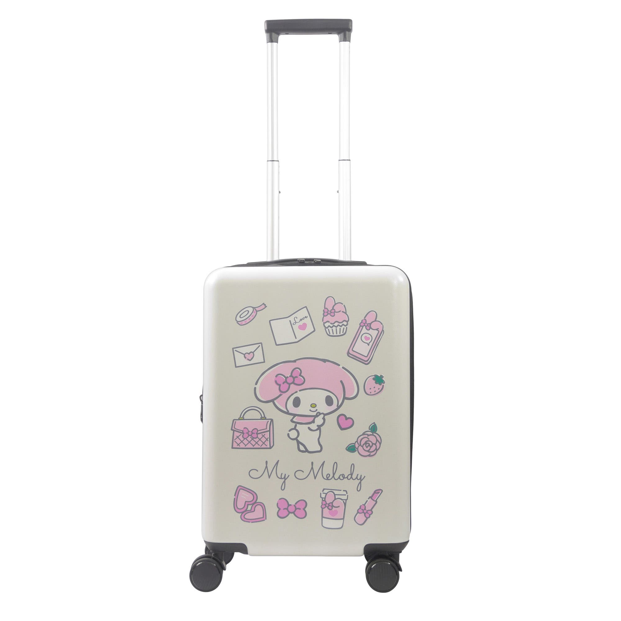 Ful Sanrio My Melody 22.5" Hardside Carry-On Spinner, Alternate, color, White