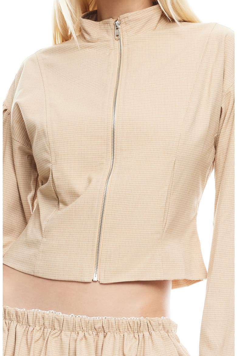 Eclipse Check Plaid Jacket, Alternate, color, BEIGE PLAID