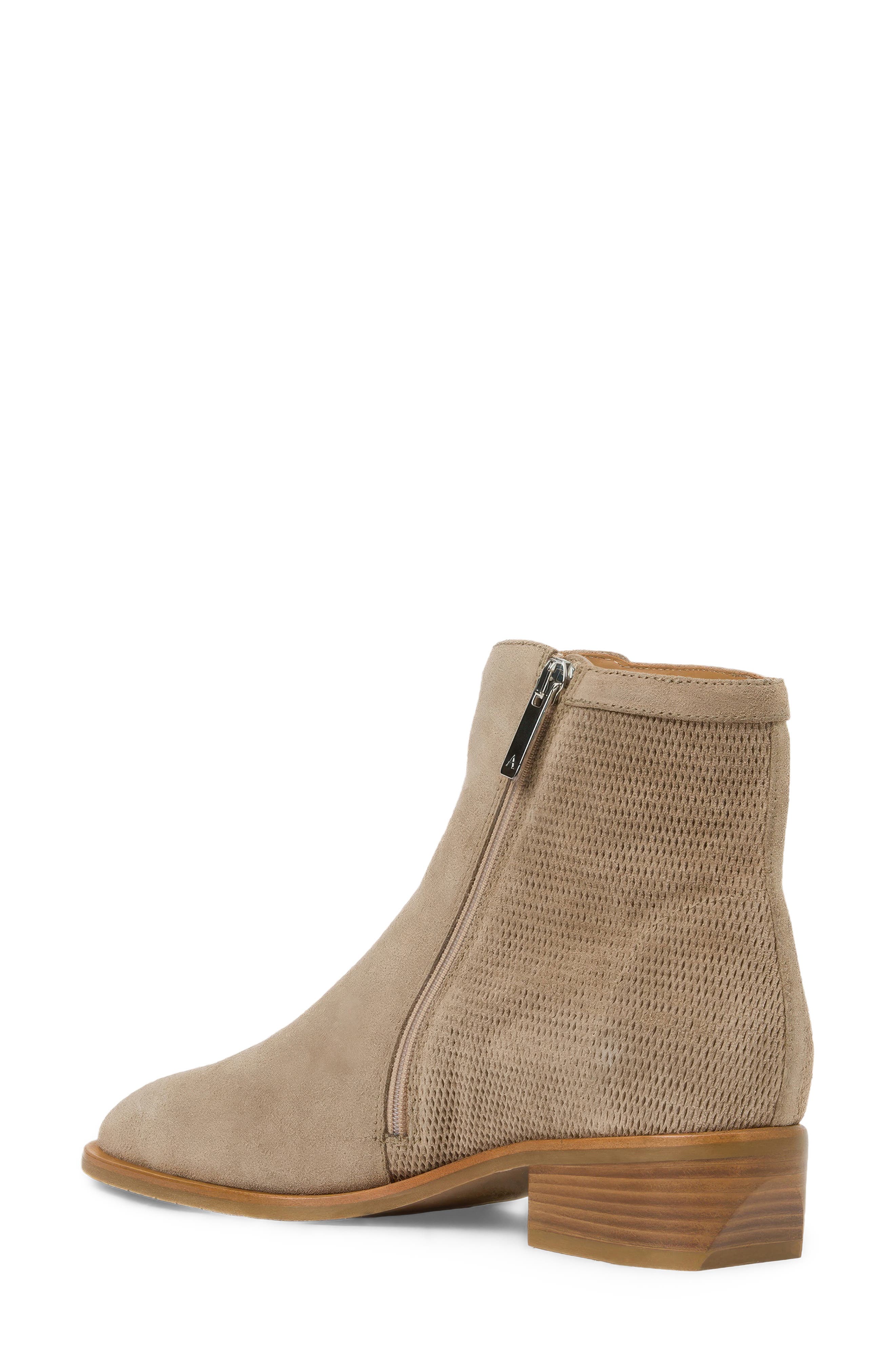 Felice Waterproof Bootie, Alternate, color, STONE SUEDE