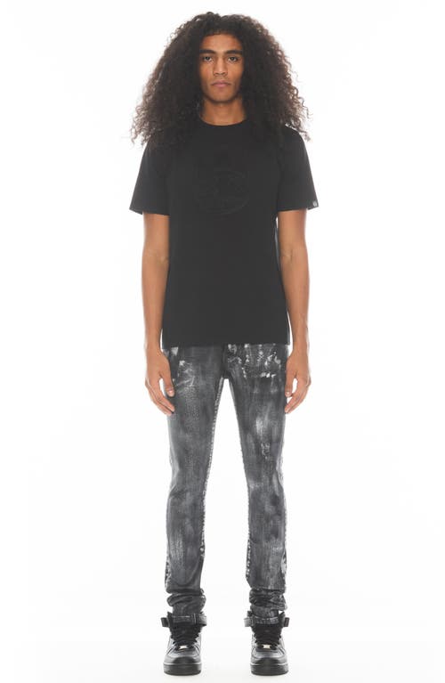 Cult Of Individuality Punk Distressed Super Skinny Jeans In Phantom