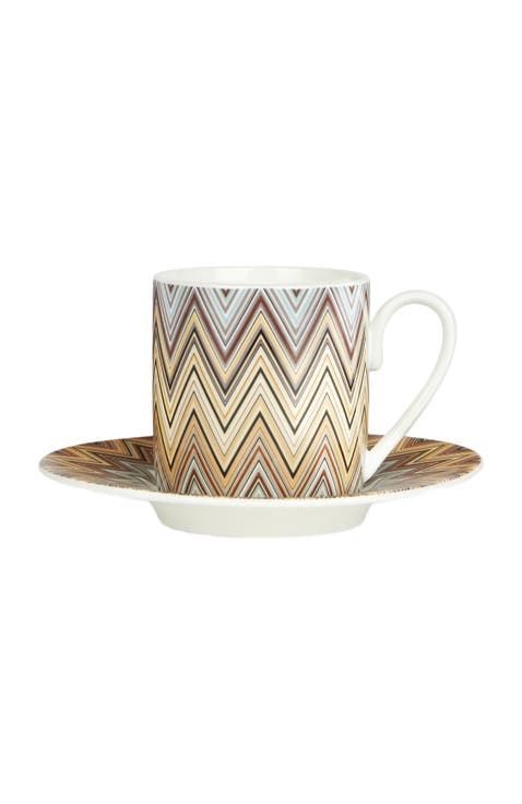 Jarris Set Of 2 Coffee Cups & Saucers