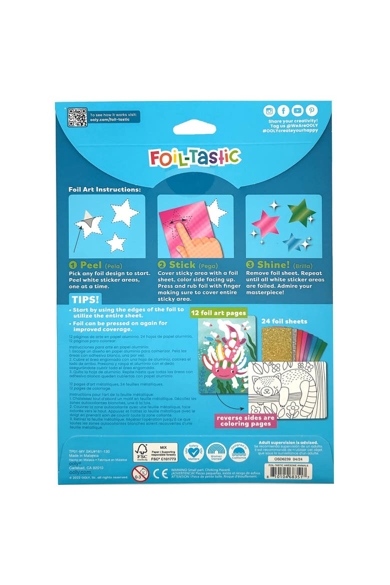 Foiltastic Foil Art & Coloring Set, Alternate, color, Multicolored