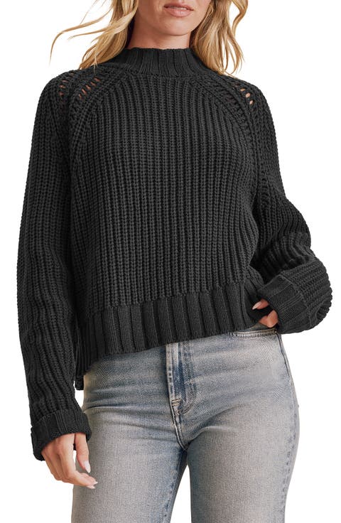 Cassidy Shaker Knit Crewneck Sweater