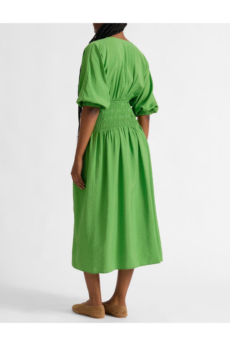 Air Flow Shirred Waist Dress, Alternate, color, Green